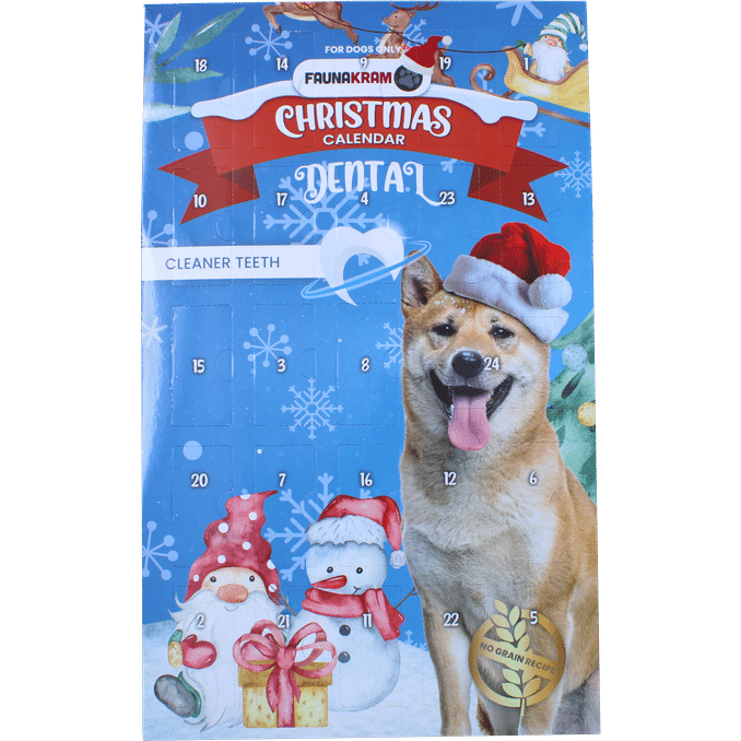 Läs mer om Faunakram 3 x Julkalender Hund Tuggpinnar