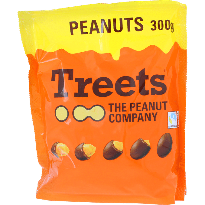 Treets Peanuts m. Chokolade