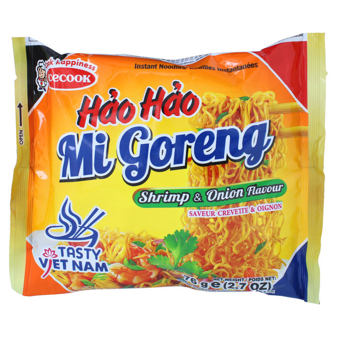 ACECOOK Instant Nudler Mi Goreng m. Rejer & Løg 76 g