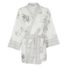 Pierre Robert Kimono Hvid Blomster Str. L/XL