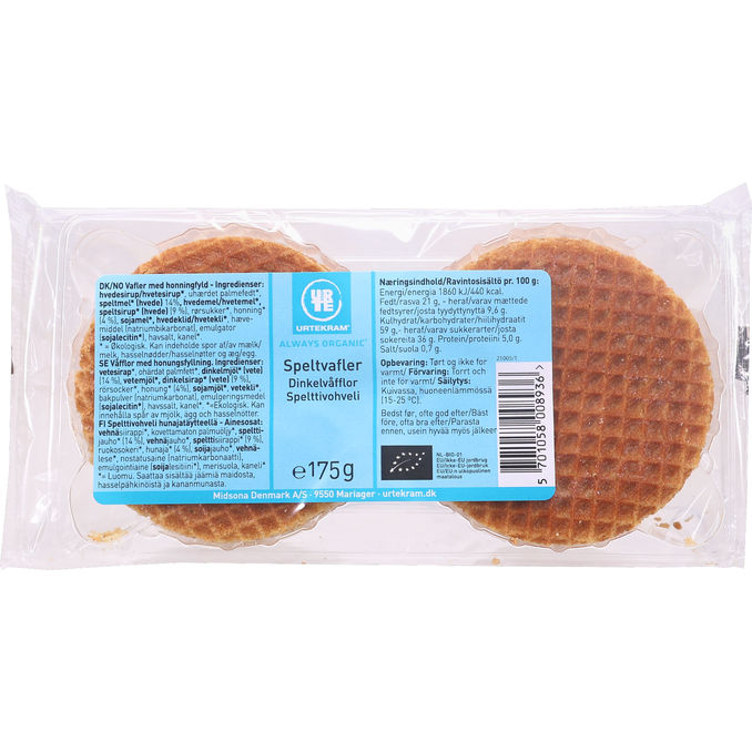 Urtekram Våfflor Honung