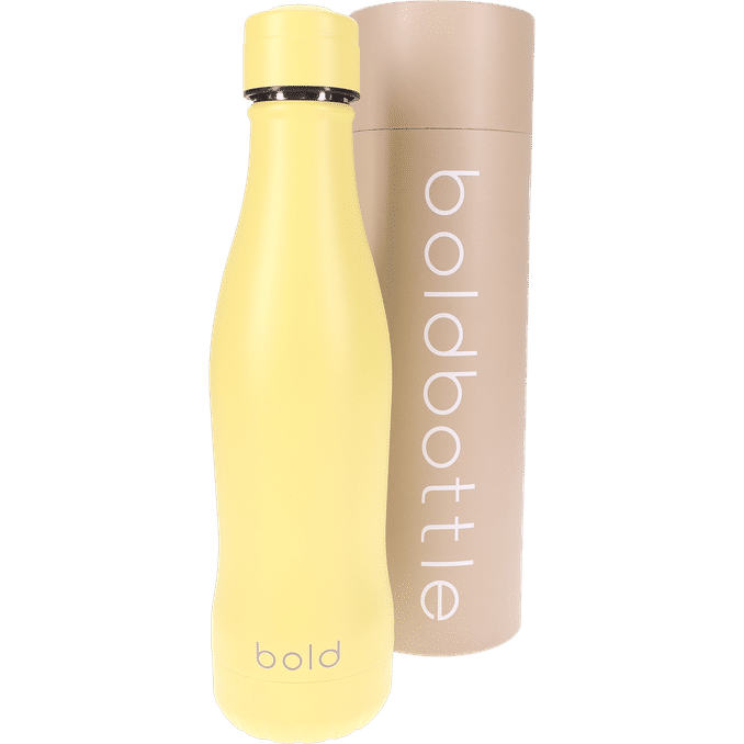 Bold Bottle Termoflaske Pastel Gul