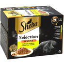 Sheba Katzenfutter Selection in Sauce Geflügel Variation, 12er Pack