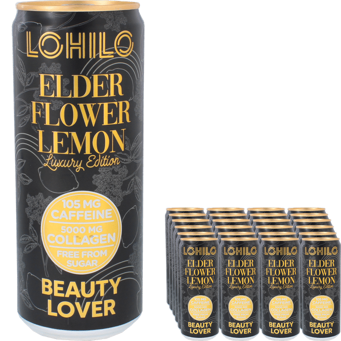 Lohilo Energidryck Luxury Fläder Citron 24-pack 