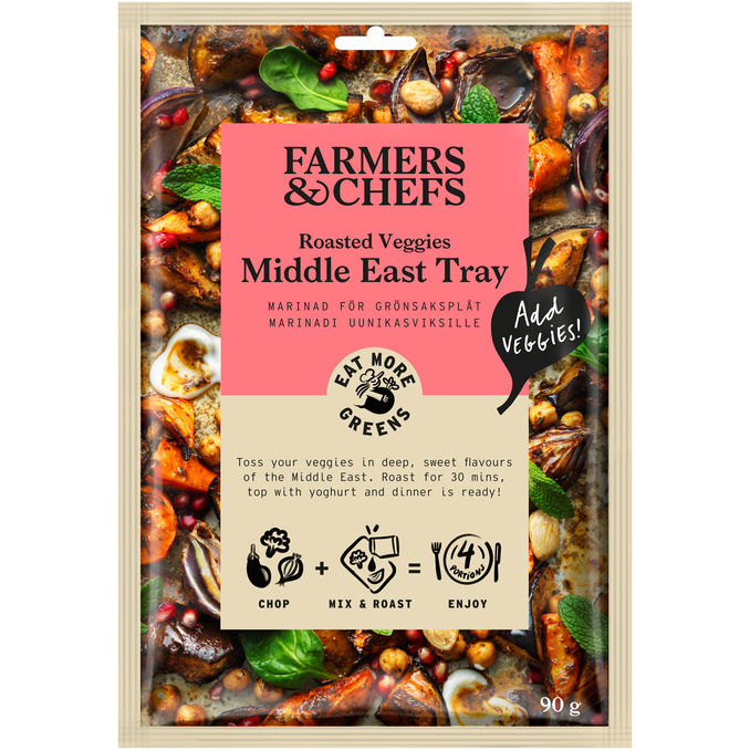 Farmers & Chefs Marinad Middle East Tray Grönsaksplåt