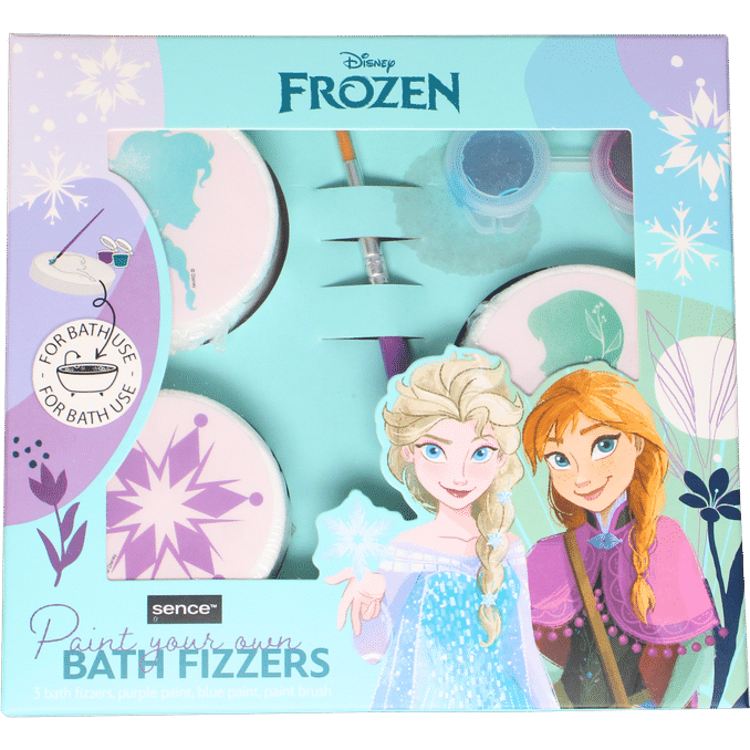 Disney Princess Gavesæt Frozen Paint-your-own-bath-fizzers