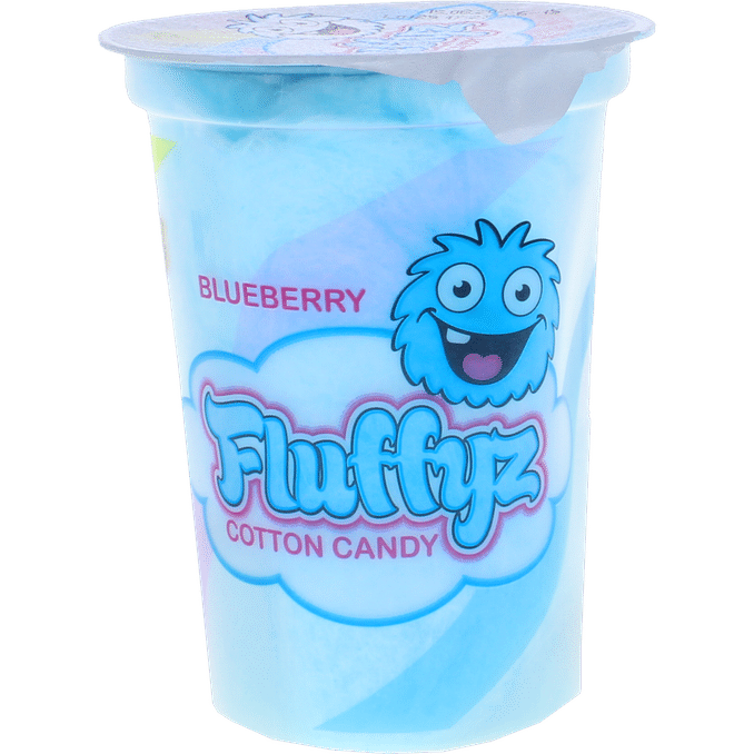 Fluffyz Candy Floss Blåbær