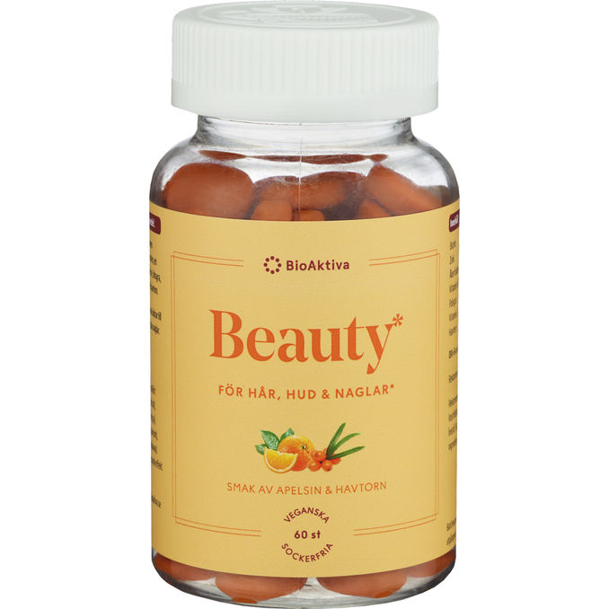 Bioaktiva Kosttillskott Beauty Gummie Havtorn Apelsin