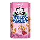 Meiji Pandakekse mit Erdbeerfüllung