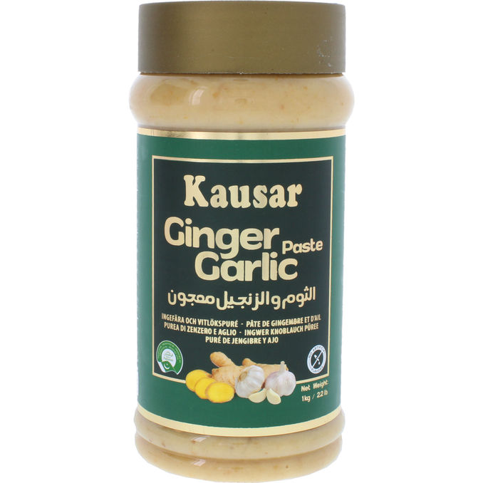 Kausar Hvidløgs- og ingefærspuré 1 kg
