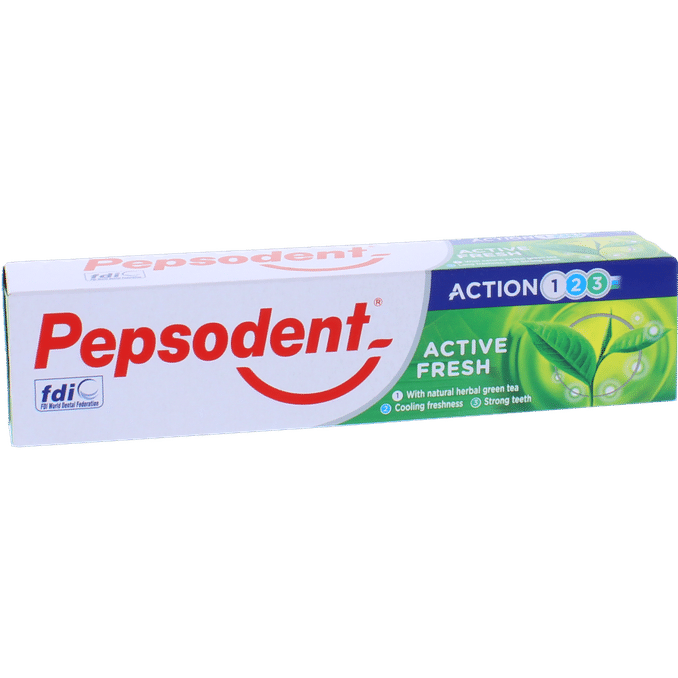 Läs mer om Pepsodent 2 x Tandkräm Active Fresh