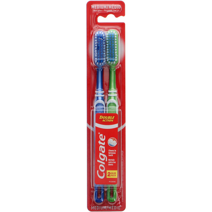 Colgate Tandborste Double Action Medium