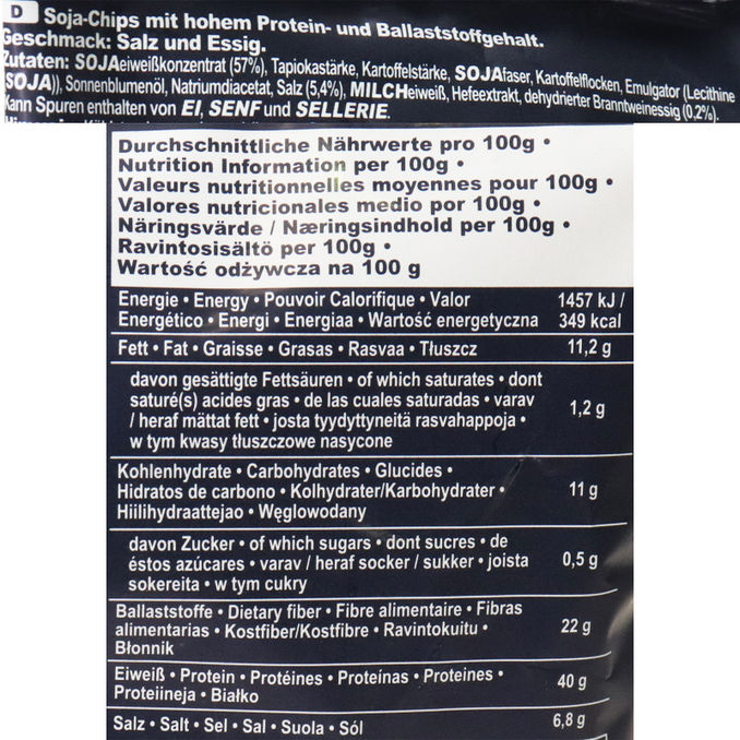 IronMaxx Protein Chips Salt & Vinegar