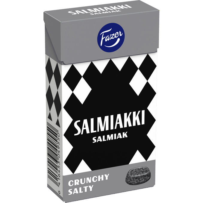 Fazer Salmiakki Crunchy Pastiller