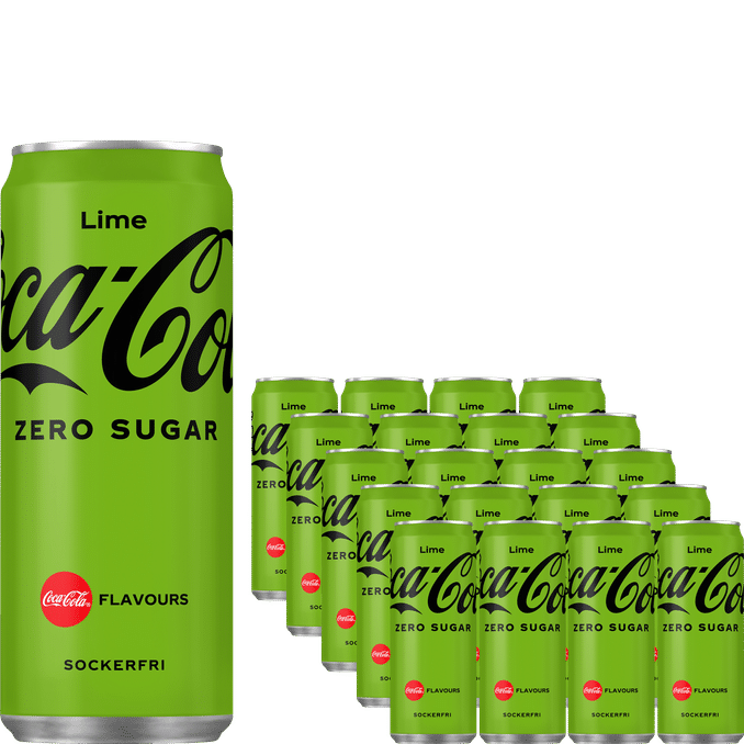 Läs mer om Coca-Cola Zero Lime 20-pack