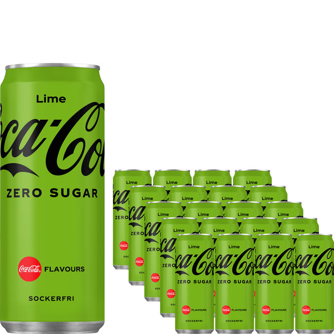 Läs mer om Coca-Cola Zero Lime 20-pack