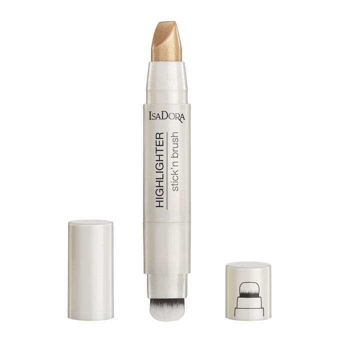 IsaDora Highlighter Stick'n Brush Bronze Shimmer