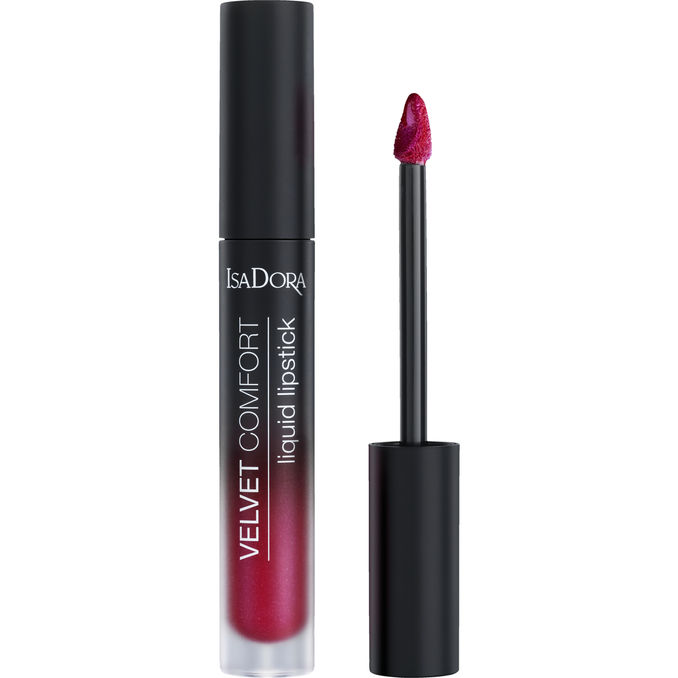 IsaDora Huulipuna Velvet Comfort Liquid 75 Drama Pink