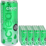 Clean Drink Energidryck Äpple Päron 24-pack 