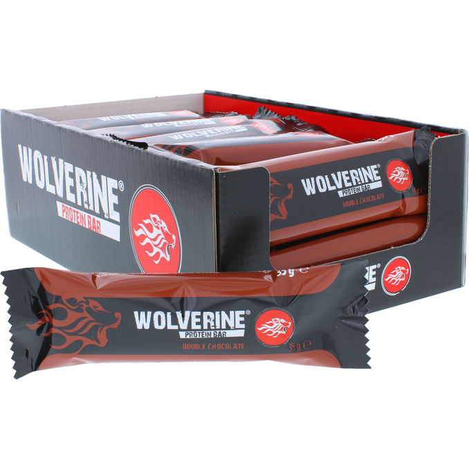 Wolverine Proteinbar Double Chocolate 30-pak (1,05 kg)