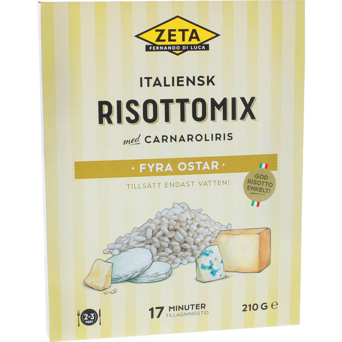 Zeta Risottomix Fyra Ostar