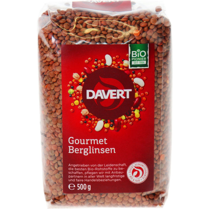 Davert BIO Gourmet Berglinsen