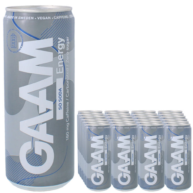 GAAM Energidryck So Soda 24-pack 