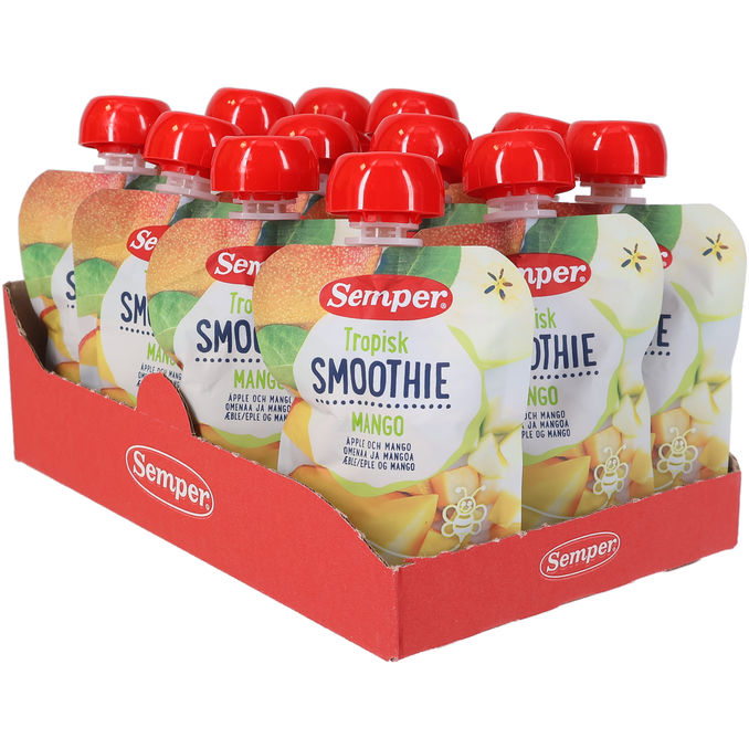 Semper Tropisk Smoothie Omena & Mango 12-pack