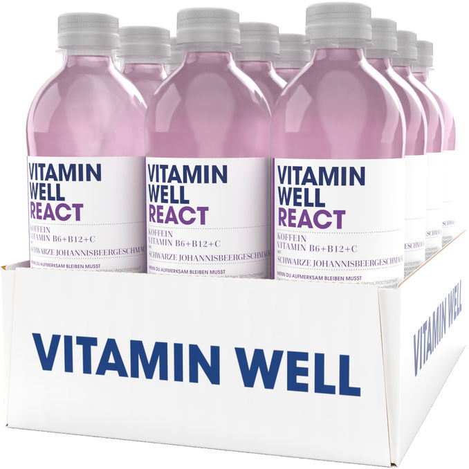 Vitamin well Vitamin Well React, 12er Pack (EINWEG) zzgl. Pfand