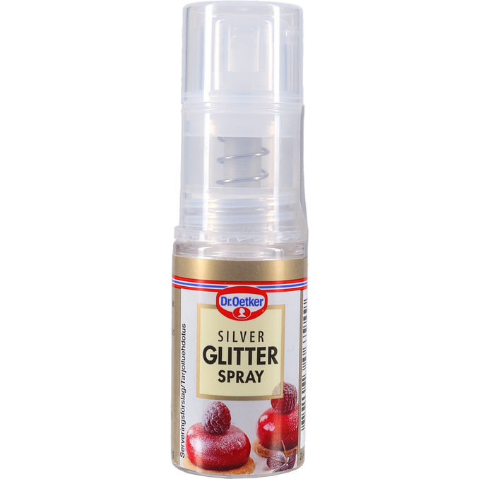 Dr. Oetker 2 x Silver Glitter Spray