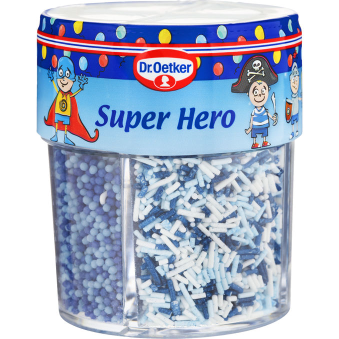 Dr. Oetker 2 x Super Hero Strössel 4-pack