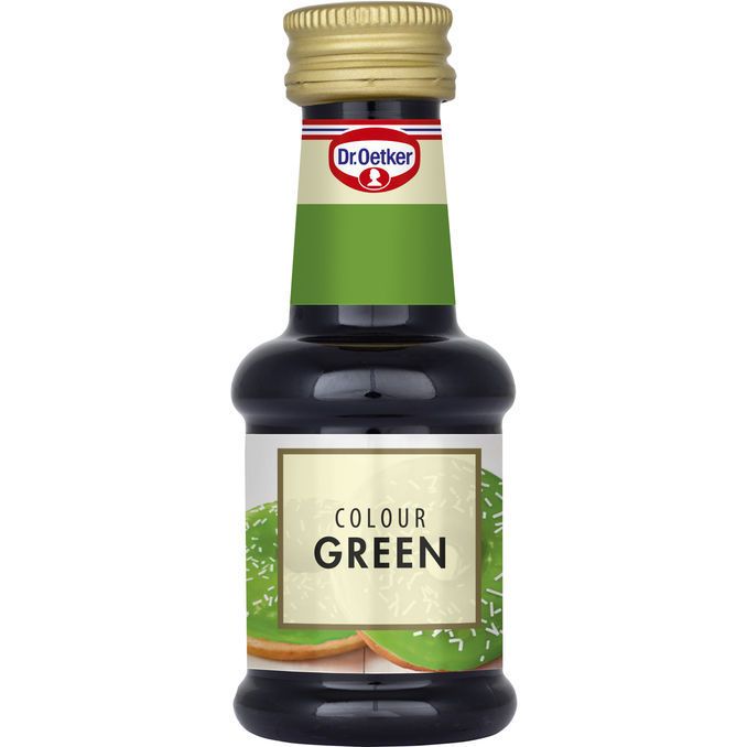 Dr. Oetker Grøn Frugtfarve 30 ml