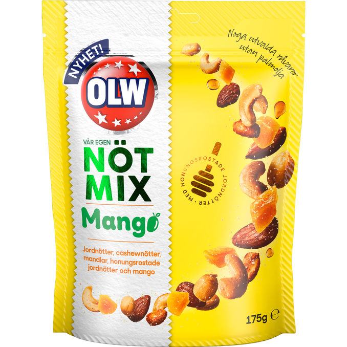 OLW Nøddemix Mango 175 g