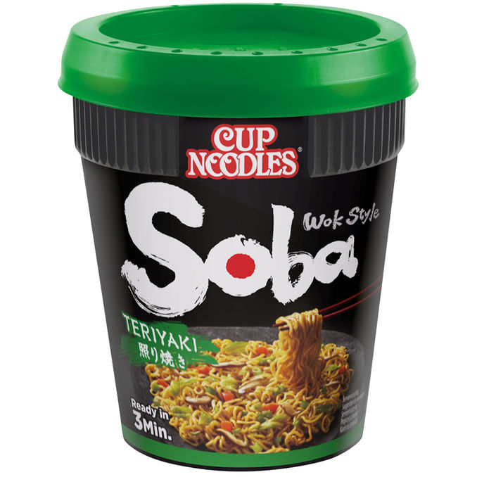 Cup Noodles Instantnudeln Soba Teriyaki