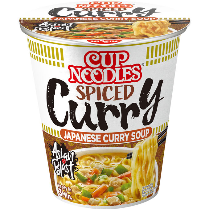 Cup Noodles Instantnudeln Scharfes Curry