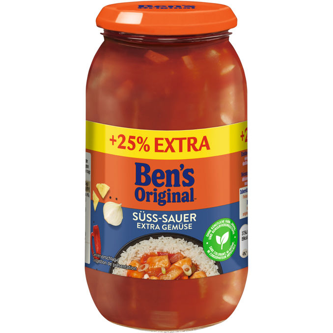 Ben's Original Süß Sauce Süß-Sauer Extra Gemüse