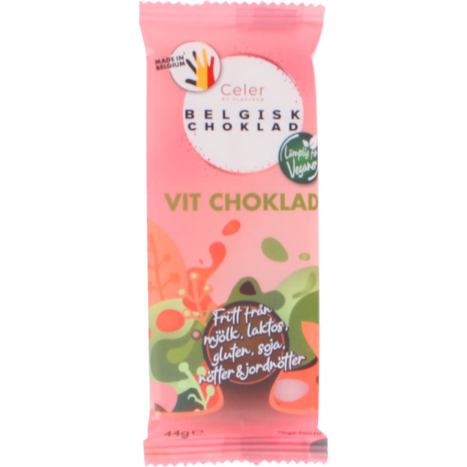 Celer Hvid Chokolade Vegansk 44g