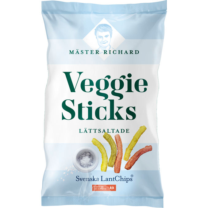 Svenska LantChips Veggie Sticks Salt