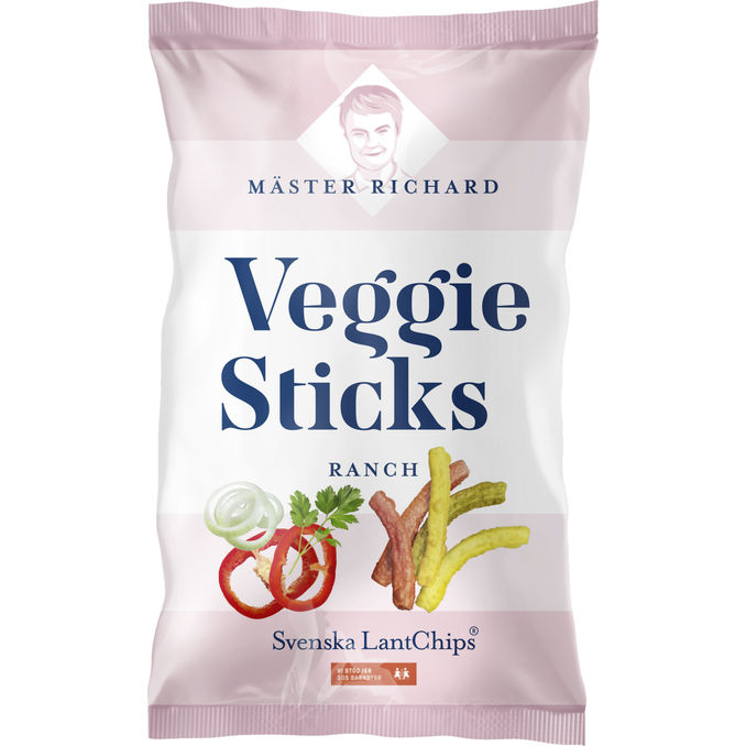 Svenska LantChips Veggie Sticks Ranch 