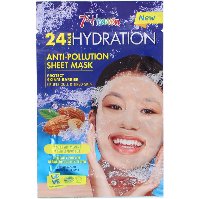 7th Heaven 2 x Ansiktsmask Anti-Pollution