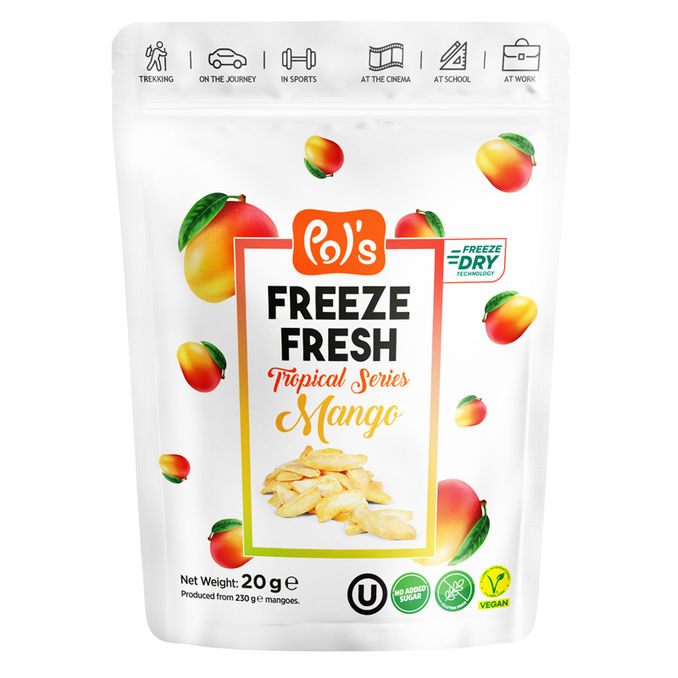 Pol's Freeze Fresh Gefriergetrocknete Mango Fruchtchips
