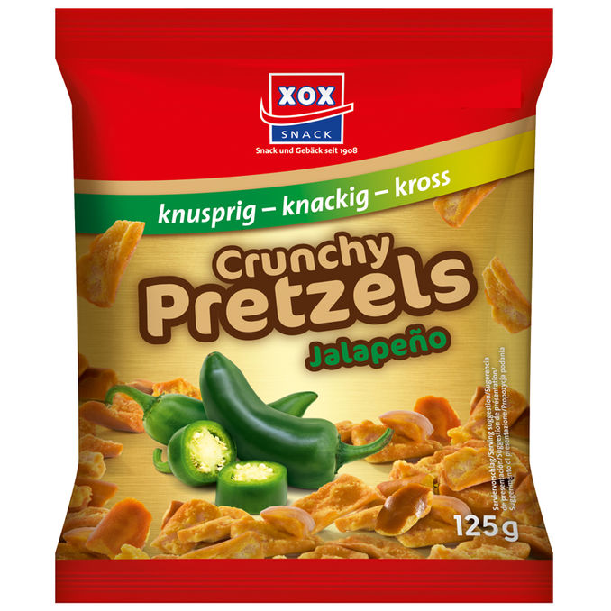 XOX Crunchy Pretzels Jalapeno