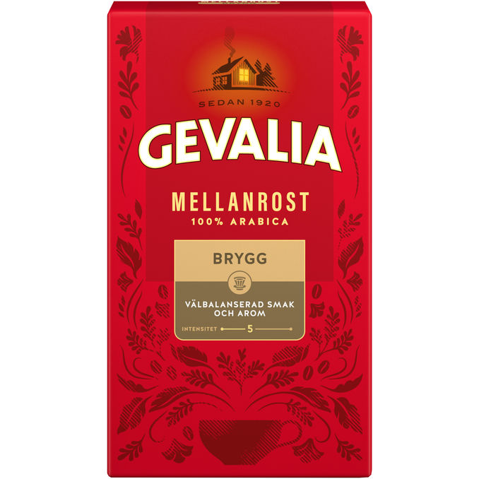 Gevalia Bryggkaffe Mellanrost 