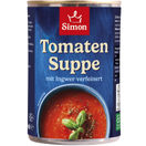 SIMON Tomatensuppe mit Ingwer verfeinert