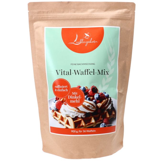 Lieblingskorn Vital-Waffel-Mix Backmischung