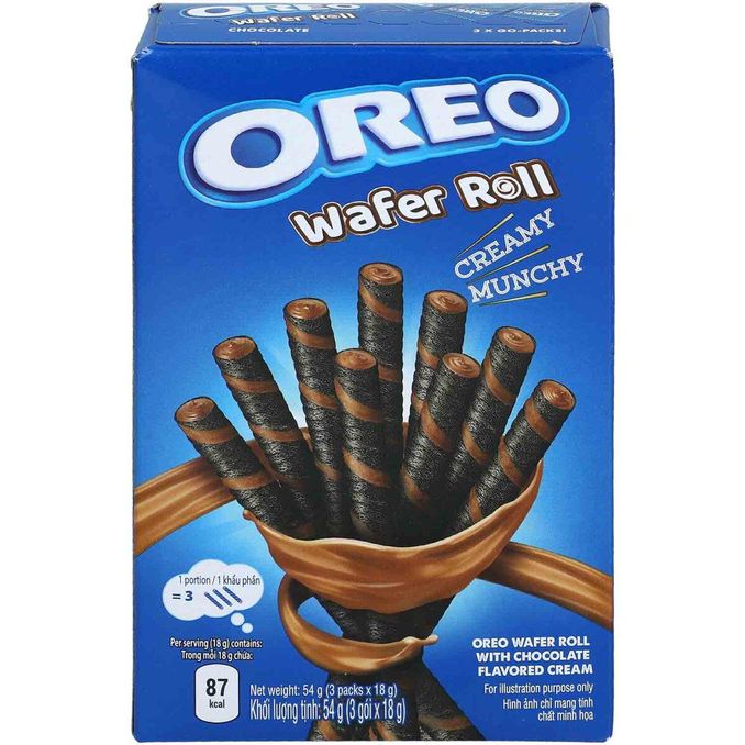 Oreo Wafer Roll Schoko