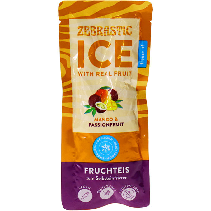 Zebrastic Fruchteis Mango & Passionfruit