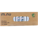 M.nu Alkaline batterier AA / LR6, 1,5V 10-pak