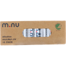 M.nu Alkaliska Batterier AA / LR6, 1,5V 10-pack