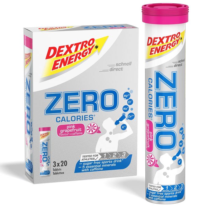 Dextro Energy Zero Calories Pink Grapefruit, 3er Pack